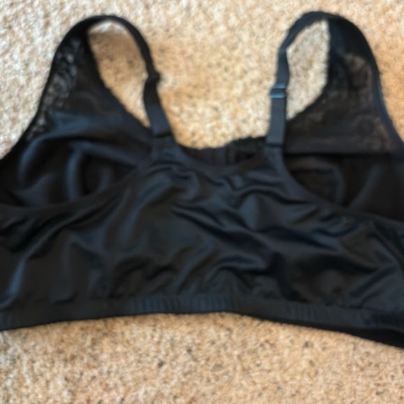 Delmira front closure bra. Black. 42DD - Picture 4 of 6